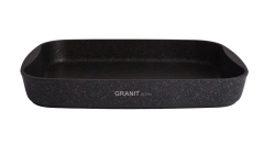 Non-Stick Cast Aluminum Baking Tray 365x260x55mm Kukmara Granit Ultra