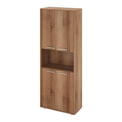 Office Cabinet KC29 with 1 Door and Open Shelf 700x338x1845