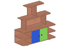 Nature Corner Cabinet with Shelves GМ 31.09.13.149.002.04.00