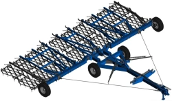 Hydraulic Harrow Coupling SBG-10-2U with BZT Harrows