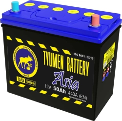 Lead Starter Battery TYUMEN BATTERY 6СТ-50LR ASIA