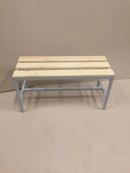 Metal Locker Room Bench for Changing Rooms