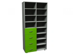 Document Storage Cabinet with 4 Drawers and 12 Shelves - SHK-03N