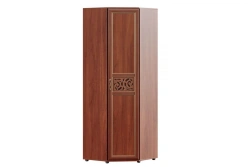 Alexandria LD 125.030.000 Corner Cabinet 45 Walnut Finish