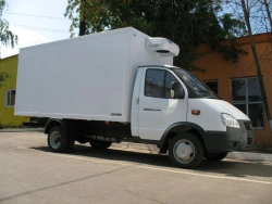 Isothermal Refrigerated Truck with Diesel Engine Model 3008AC on GAZ Chassis 3302