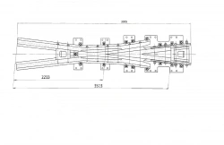 R65 Type Cross Connector Model 2/9 for Project SP 568-02