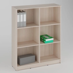 Low Document Cabinet with Two Vertical Sections