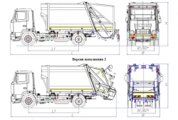 Rear-Loading Garbage Truck MK-3543-02