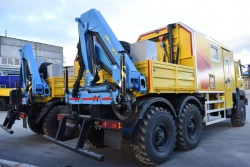 Special Duty Vehicle with Crane, Ural 43206-1551-61, 43206-1551-71, GIRD Type 584