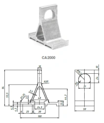 SA2000 Anchor Bracket for SIP Fastening