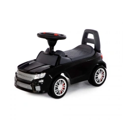 Realistic Toy Ride-On Car "SuperCar" No. 6 with Sound (Black)