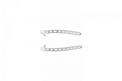 Distal Humeral Plate with Angular Stability Right/Left (for 3.5/4.0 mm screws)