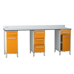 Medical Table with Aluminum Top and Storage - DM-2-106-32.K2.F2