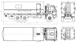 Emergency Rescue Vehicle Model 5759K1, 5759K4 on KAMAZ Chassis 43118-A5