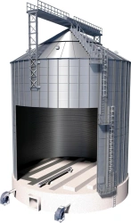 SPD Type Metal Silos for Grain Storage and Processing