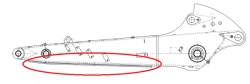 Handle Option 13730673 for Attachment of Additional Equipment