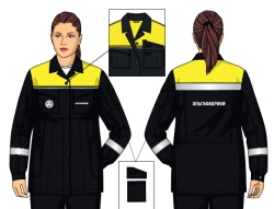 Women's Protective Jacket Against OPZ and Mechanical Impacts SFA125-102/001-DKB