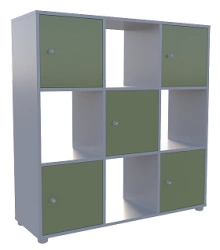 Wooden Shelving Unit ST.7 for Office and Home Use