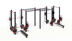 Outdoor Workout Complex with Bars and Monkey Bars - WORKOUT-FIT - 01