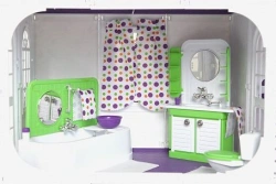 Confetti Bathroom Playset - Green