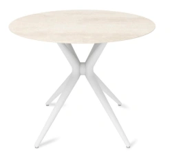Elegant Ceramic Dining Table Sheffilton SHT-TU30/TU21-6 90