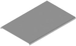 Reinforced Cover for Cable Trays KLU-R 000x00, Sizes 50x500 mm to 600x3000 mm, 4.0 mm Thickness