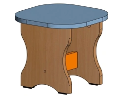 Vilena Set Stool for Preschool Play - Model M73