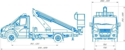 Hydraulic Transport Equipment with Lifting Platforms R180T, VA180T Velmash-S Type AM193 Modification 27193H