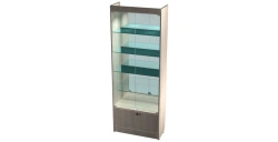 Wide Display Case with Lighting 800x350x2150mm