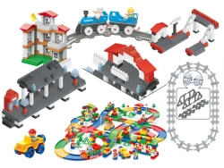 Thematic Building Set "Road and Traffic Rules for Kids" (41L Container, 5 Instructions, Thematic Stickers)