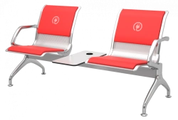 Comfortable Multi-Seat Sections with Built-in Electric Socket Modules