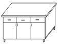 Laboratory Table STF-3 for Research and Equipment