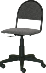 Office Operator Chairs with Plastic Base and Wheels, Model SM 9/6