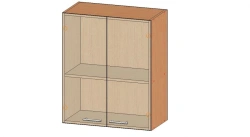 Wall-Mounted Two-Door Cabinet with Shelf - Model SHN-4