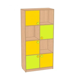 Children's Toy Storage Wall "Rubik's Cube" SI-KR8-F3