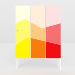 Spring Sunset Children's Wardrobe 3 Sections FW-3ВЗ001