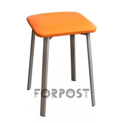 Ergonomic Dining Stool with Oval Tube Design