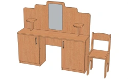 Hair Salon Furniture Set for Play Area - Model IZ-P