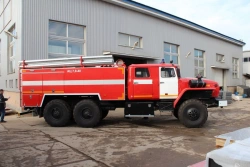 Fire Tanker AC-7.0-40 (4320) 6YN32 Model 6Y132W on Ural-4320-4551 Chassis