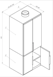 Laboratory Cabinet for Storing Chemicals ML-SHH