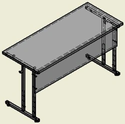 Student Desk for Educational Institutions TV-ASAУ-2.3.01-01