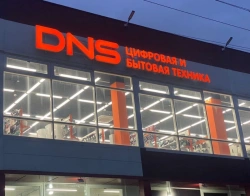 Illuminated Signage with Plastic and Glass LED Elements