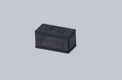 Wall-Mounted Telecommunications Cabinet SN-12U-60-60-DS