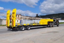 Heavy-Duty Semi-Trailer for Transporting Heavy Machinery, UZST 9179-0000043