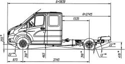 GAZelle NEXT Chassis A22R35, Euro-5 Dual-Fuel Engine