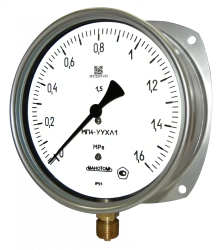 Pressure Gauge MP4-UUHL1 for Measuring Non-Aggressive Liquids and Gases