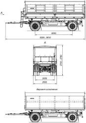 Dump Trailer 8595-40S with CEYLAN AS-1210-225-ST-OV Axles, 12 Ton Capacity