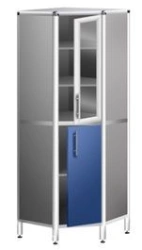 Corner Cabinet KSSHUM 3-03E - 650x650/400x1700-2000mm