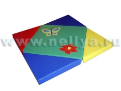 Children's Play Mat "Envelope" with "Nellya" Appliqué