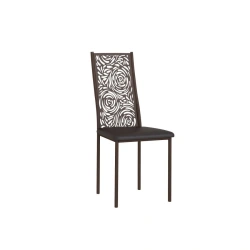 Steel Frame Rose Chair with Vinyl Covering Model SM052.0